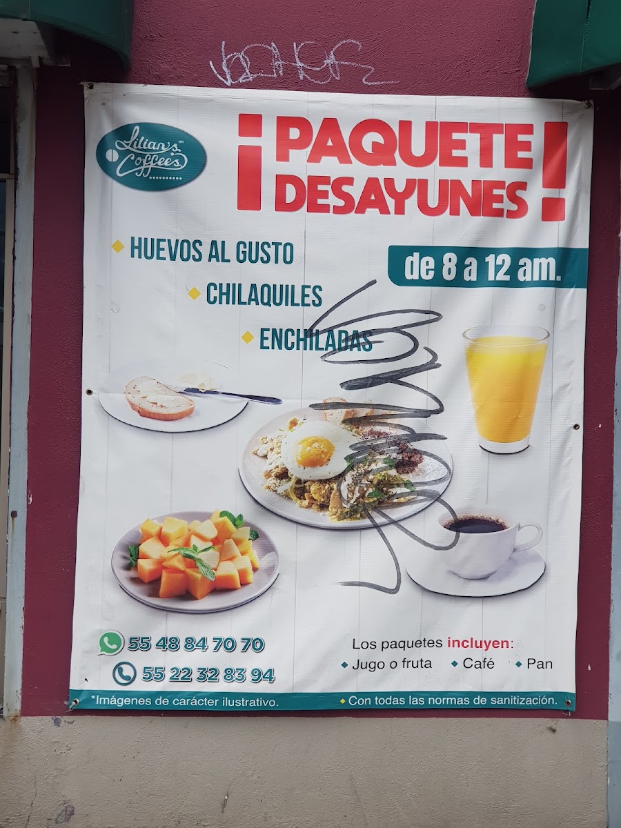 LILIAN'S COFFEES Menu - Image 2